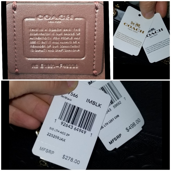 ✅️ COACH SET Matching Designer Bag Wallet Signature - Picture 9 of 16